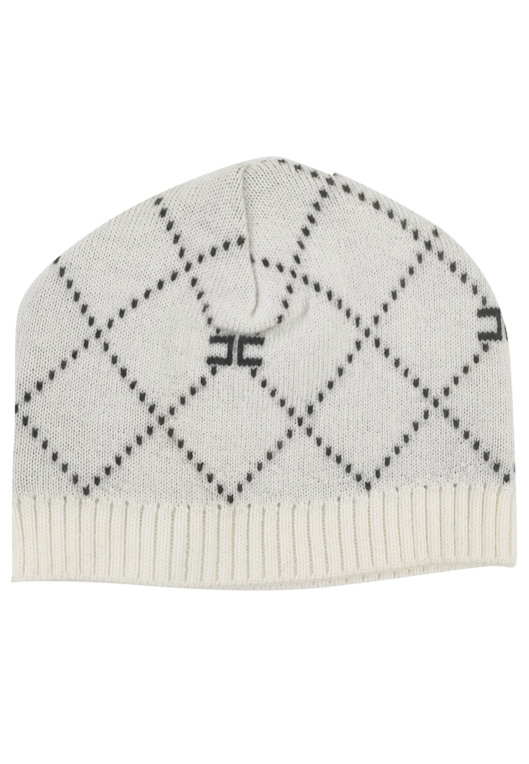 ViaMonte Shop | Elisabetta Franchi La Mia Bambina cappello avorio neonata in lana