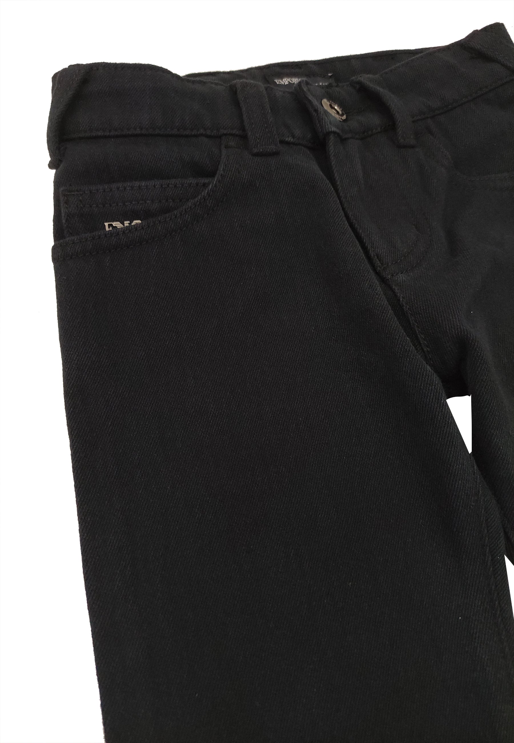 ViaMonte Shop | Emporio Armani jeans nero bambino in cotone