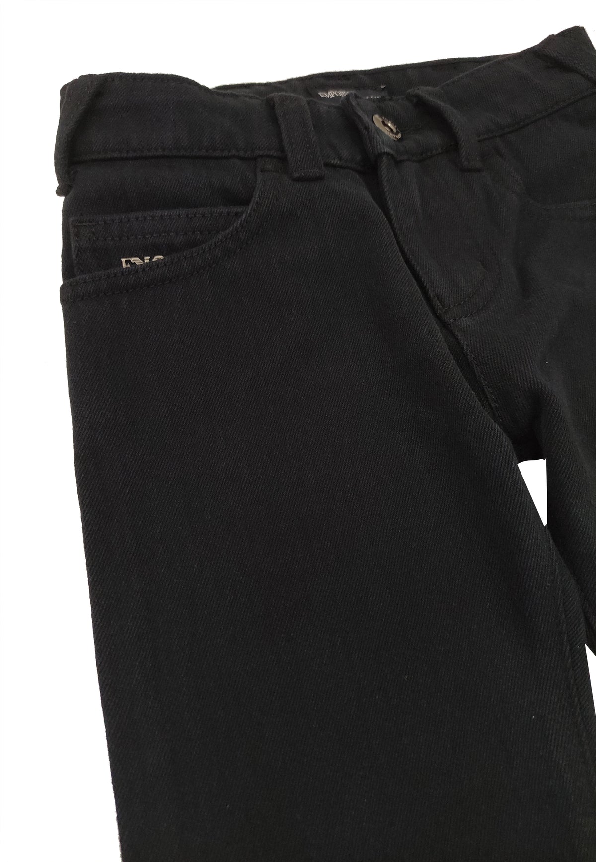 ViaMonte Shop | Emporio Armani jeans nero ragazzo in cotone