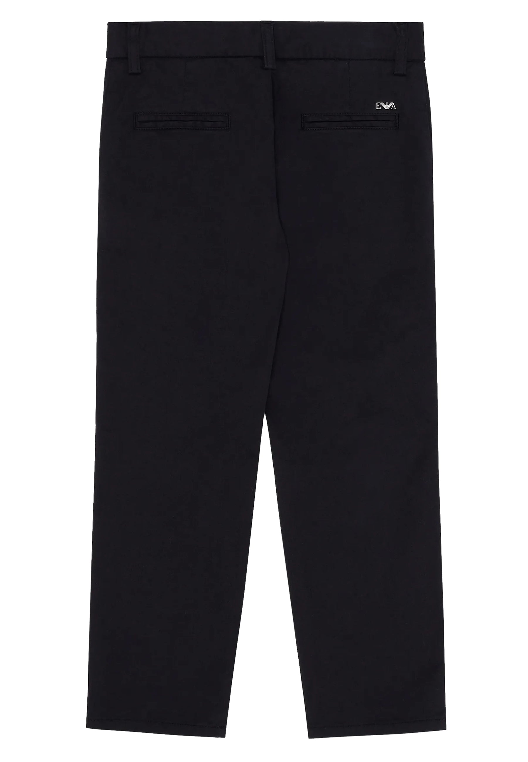 ViaMonte Shop | Emporio Armani pantalone chino blu bambino in cotone stretch