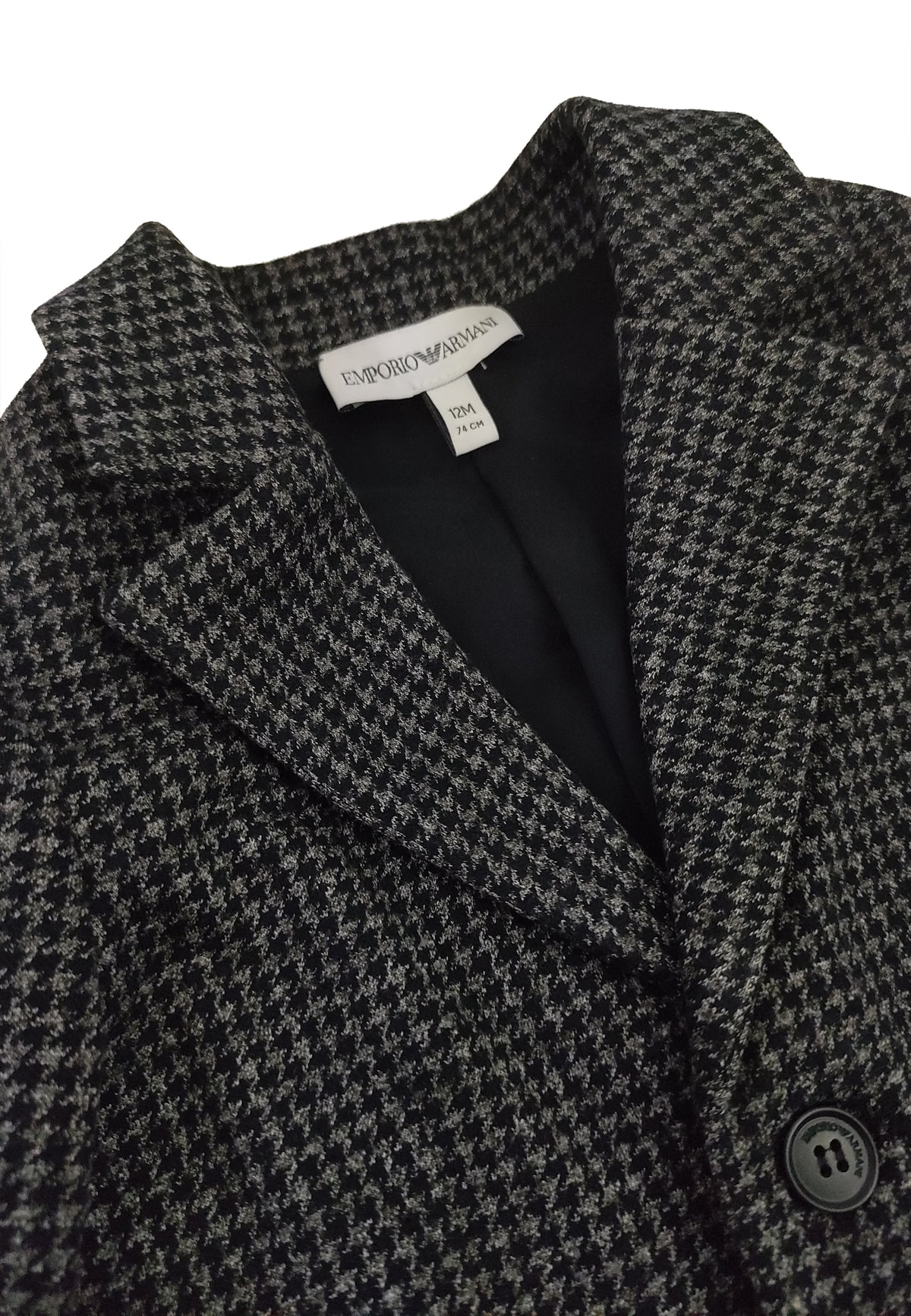 ViaMonte Shop | Emporio Armani completo neonato in pied de poule