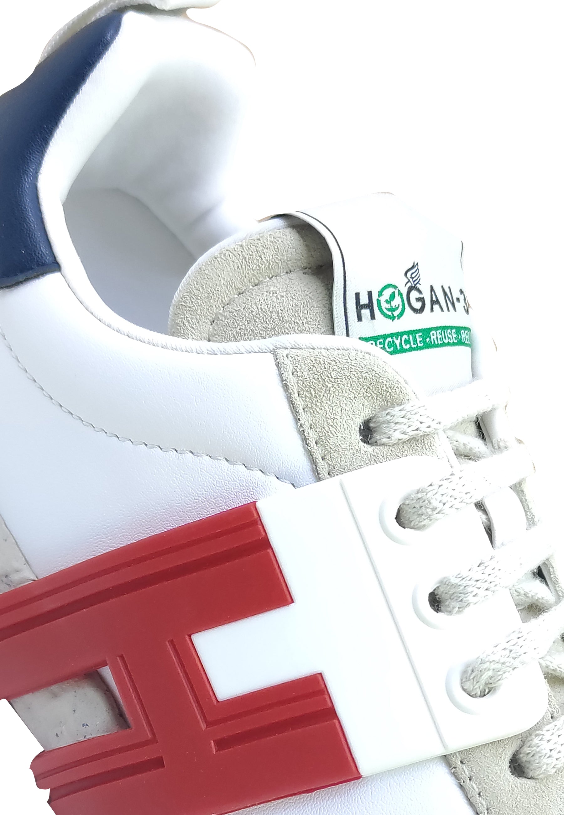 ViaMonte Shop | Hogan Junior sneakers 3R bianca ragazzo in pelle