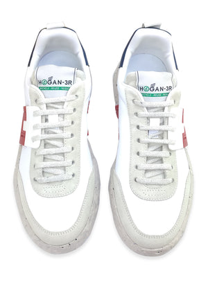 ViaMonte Shop | Hogan Junior sneakers 3R bianca ragazzo in pelle