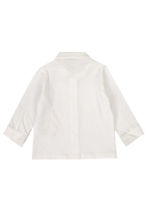 ViaMonte Shop | Il Gufo camicia latte neonato in jersey di cotone