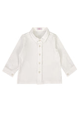 ViaMonte Shop | Il Gufo camicia latte neonato in jersey di cotone
