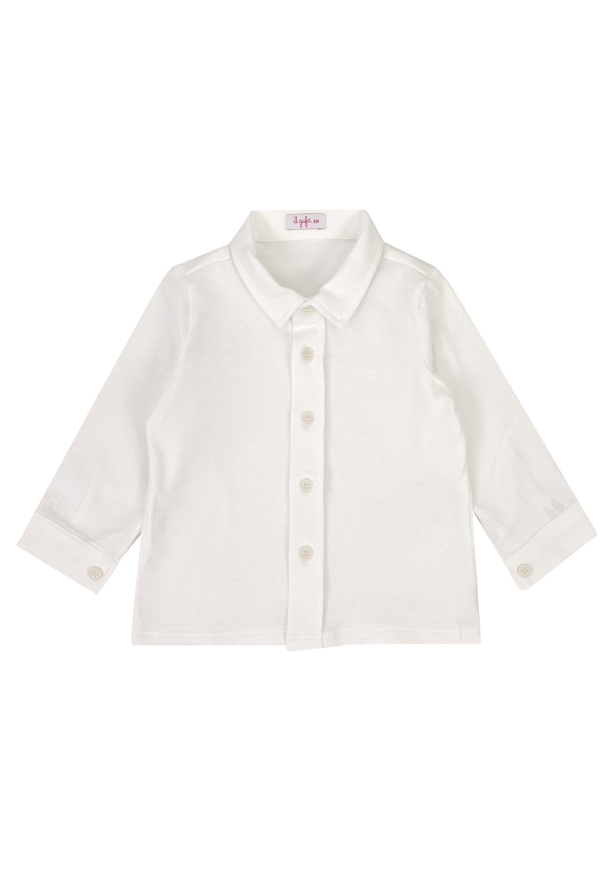 ViaMonte Shop | Il Gufo camicia latte neonato in jersey di cotone