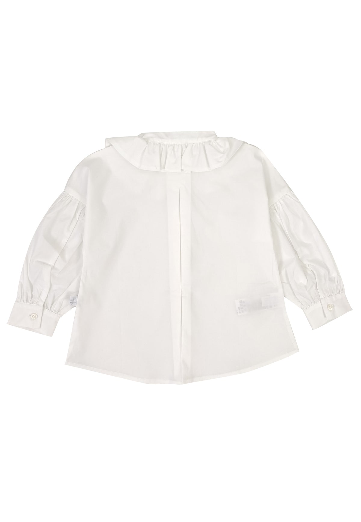 ViaMonte Shop | Il Gufo camicia bianca bambina in popeline di cotone