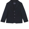 Il Gufo giacca monopetto blu bambino in tecnowool | ViaMonte Shop