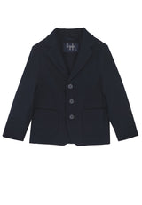 Il Gufo giacca monopetto blu bambino in tecnowool | ViaMonte Shop