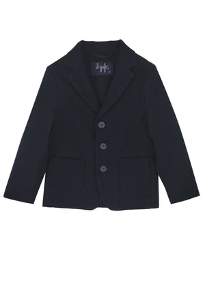 Il Gufo giacca monopetto blu bambino in tecnowool | ViaMonte Shop