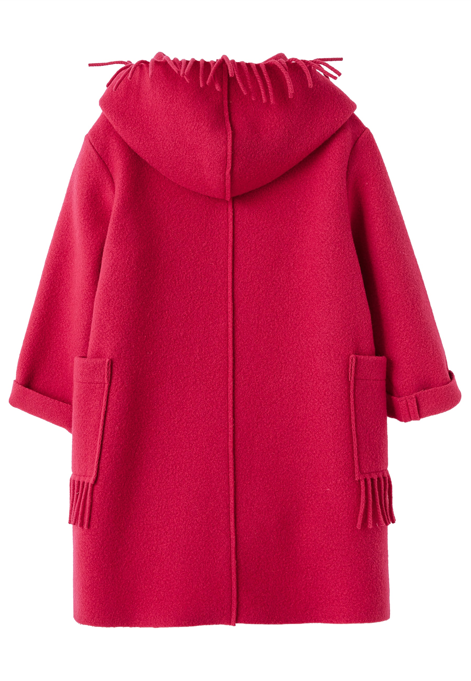 ViaMonte Shop | Il Gufo cappotto fucsia bambina in panno