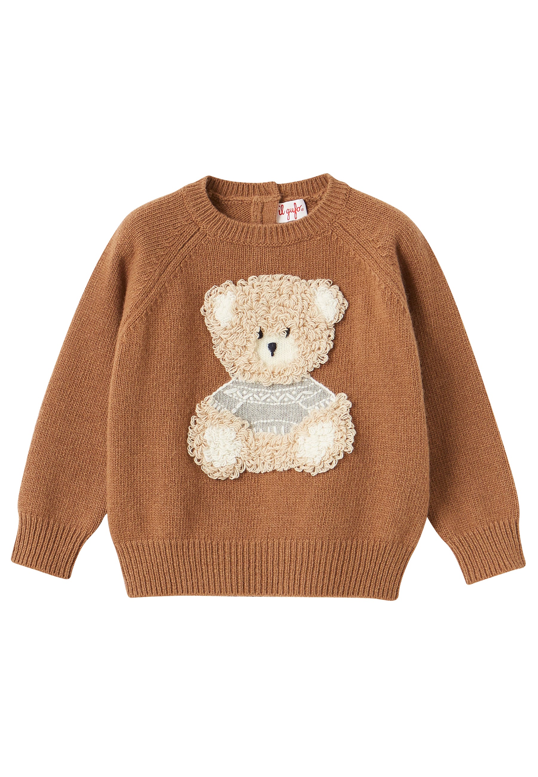 ViaMonte Shop | Il Gufo maglia faoria neonato in lana merino