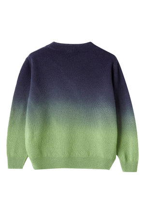 ViaMonte Shop | Il Gufo maglia bicolor bambino in lana merino