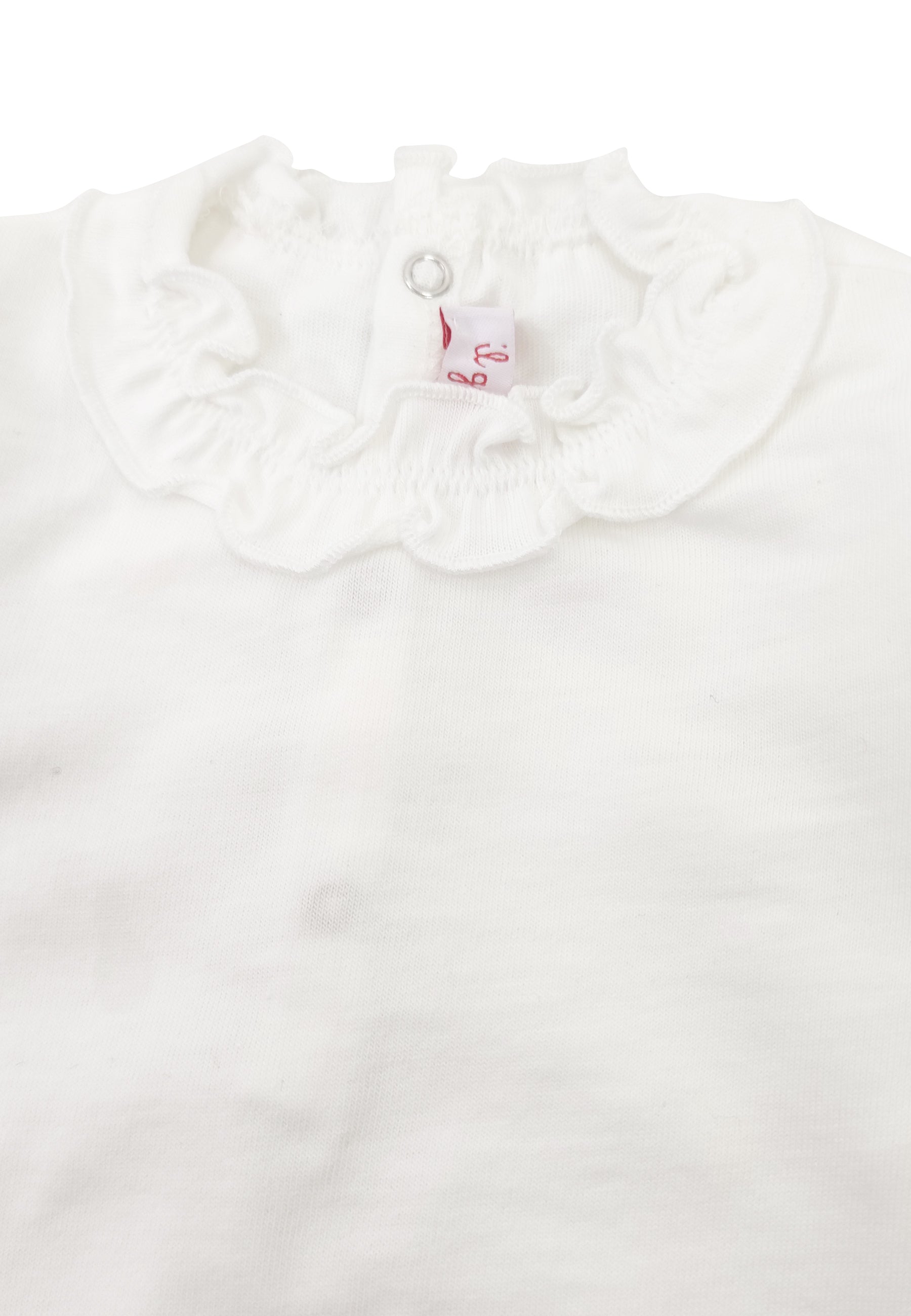 ViaMonte Shop | Il Gufo body latte neonata in jersey di cotone