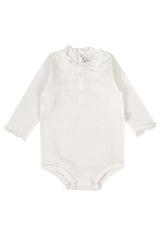 ViaMonte Shop | Il Gufo body latte neonata in jersey di cotone
