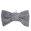 ViaMonte Shop | Il Gufo papillon a spina di pesce blu neonato in cotone