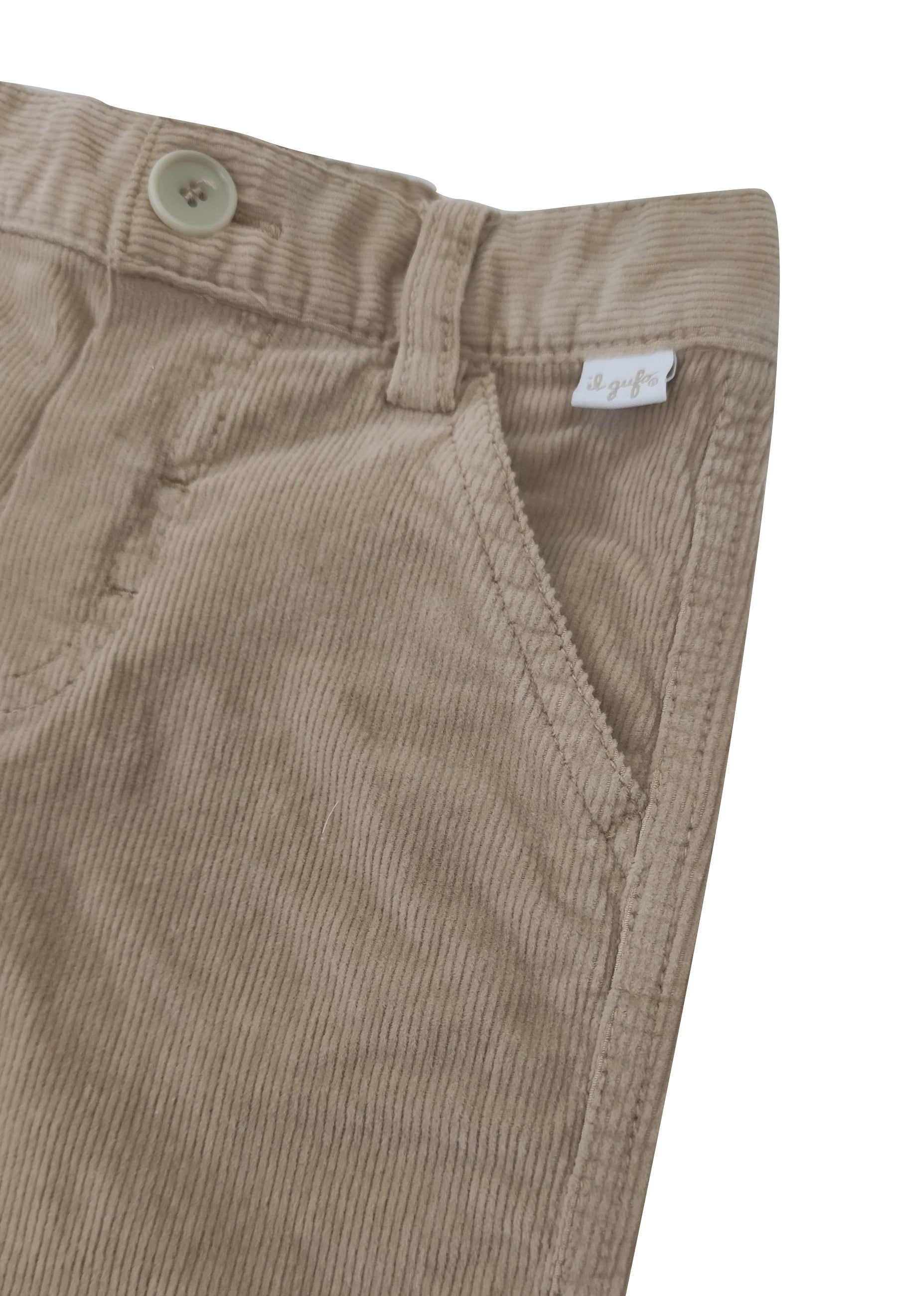 ViaMonte Shop | Il Gufo pantalone zenzero neonato in velluto