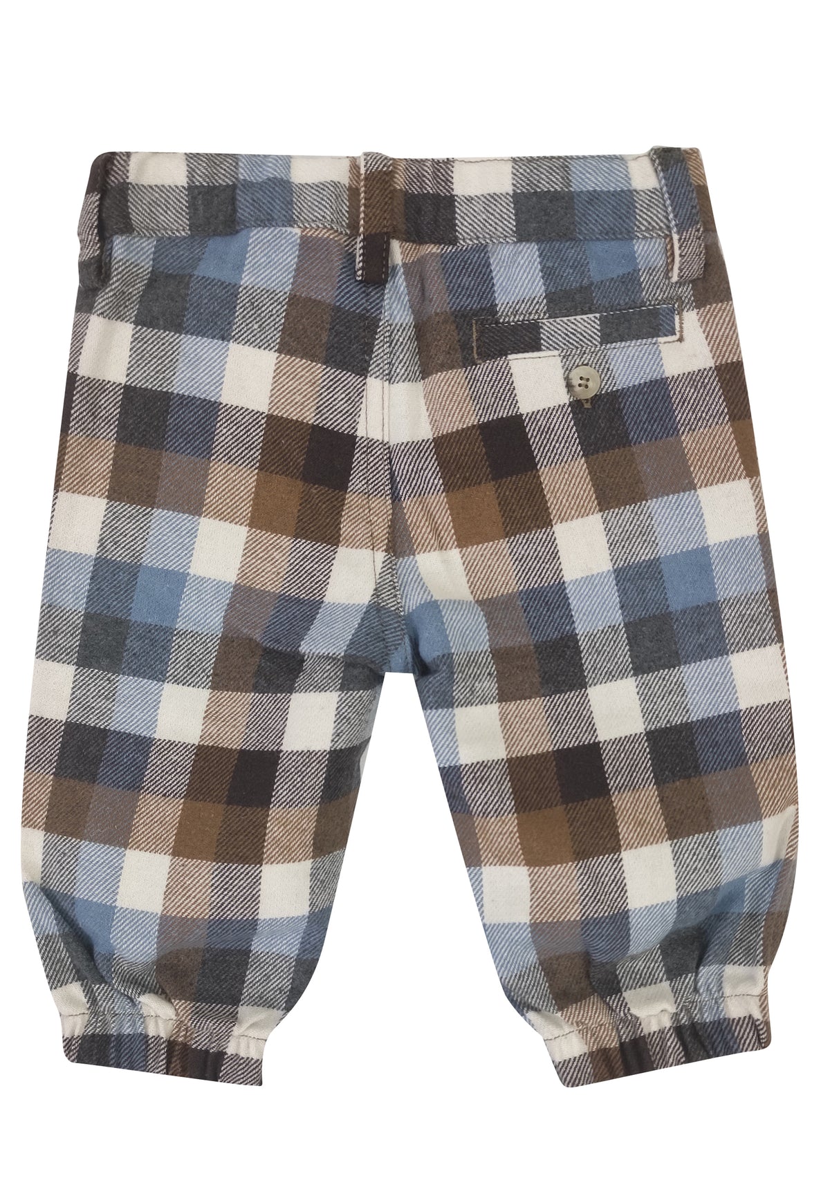 ViaMonte Shop | Il Gufo pantalone check neonato in cotone