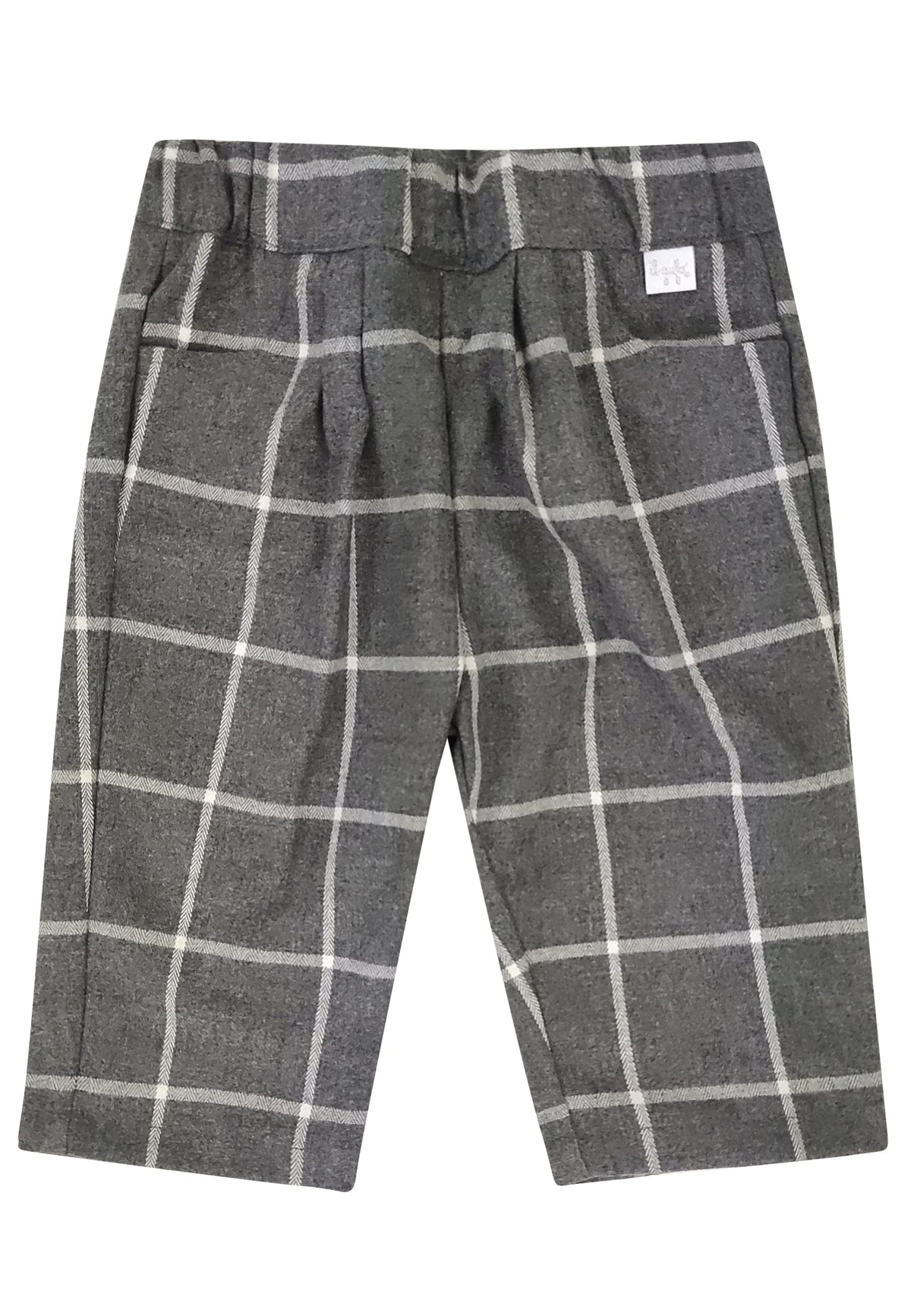ViaMonte Shop | Il Gufo pantalone grigio neonata in tecnowool