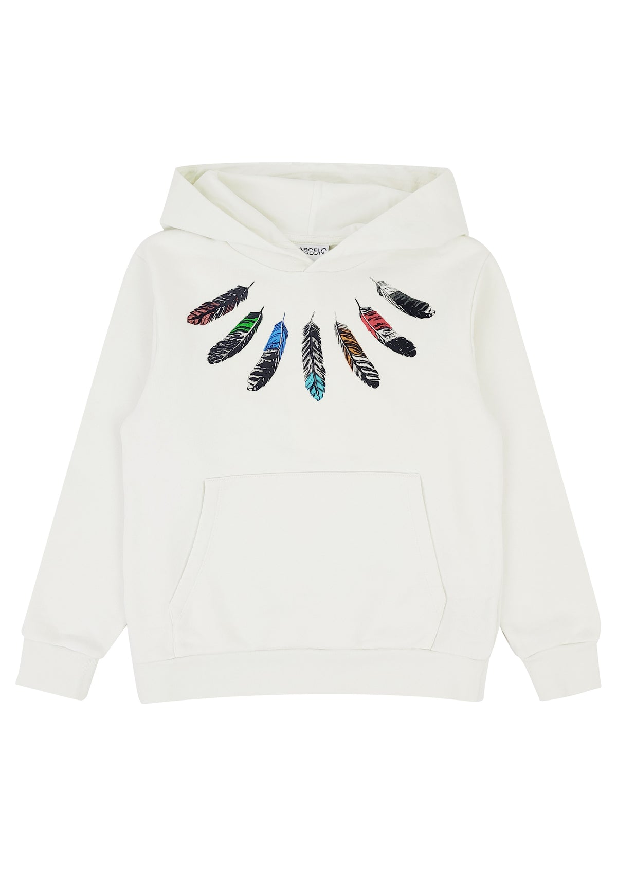 ViaMonte Shop | Marcelo Burlon County of Milan bambina felpa bianca in cotone
