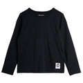 ViaMonte Shop | Mini Rodini t-shirt basic nera bambino in lyocell sostenibile