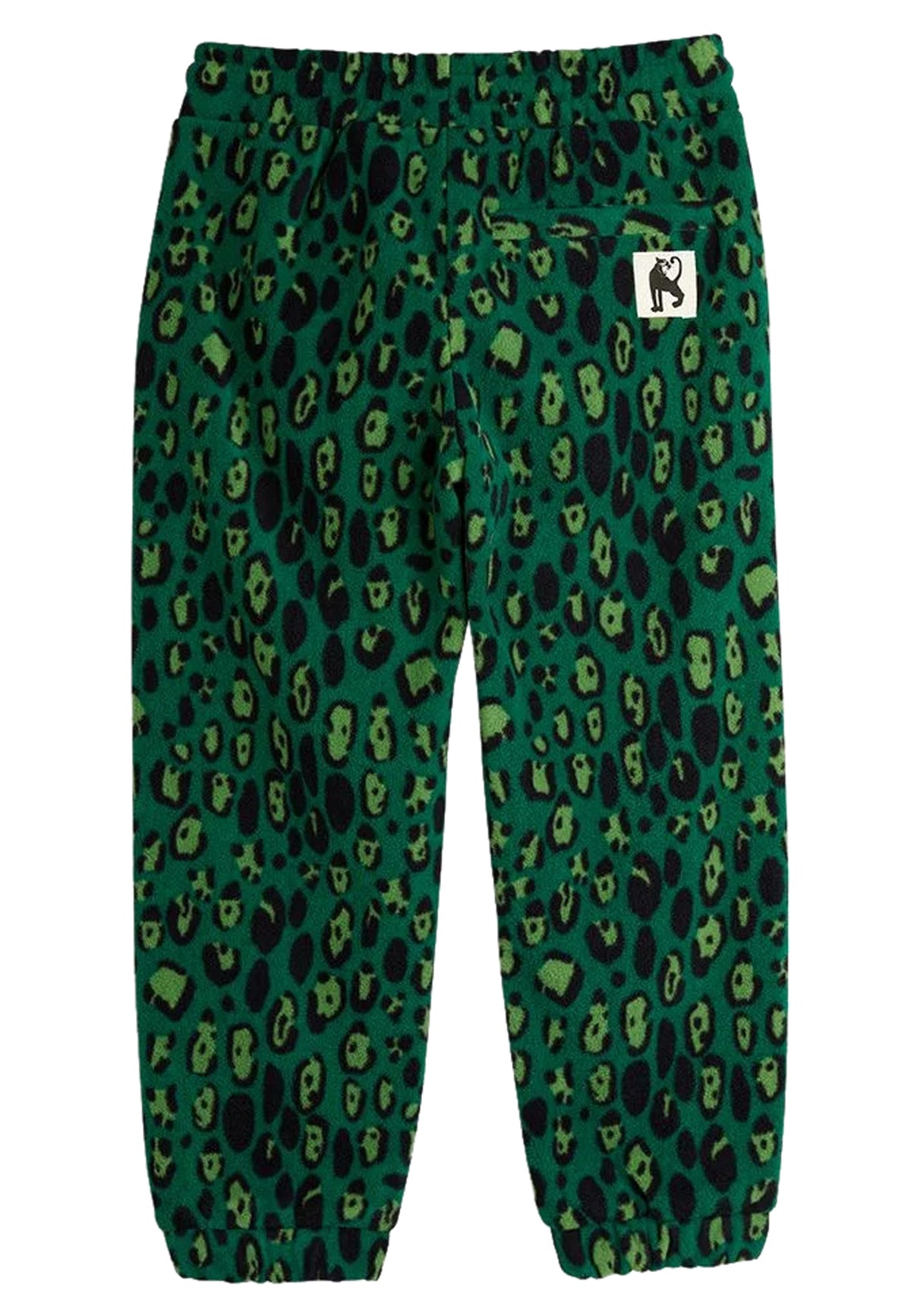 ViaMonte Shop | Mini Rodini pantalone verde bambino in pile con stampa