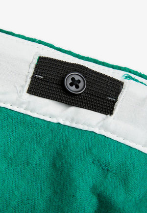 ViaMonte Shop | Mini Rodini pantalone verde svasato bambino in velluto a coste
