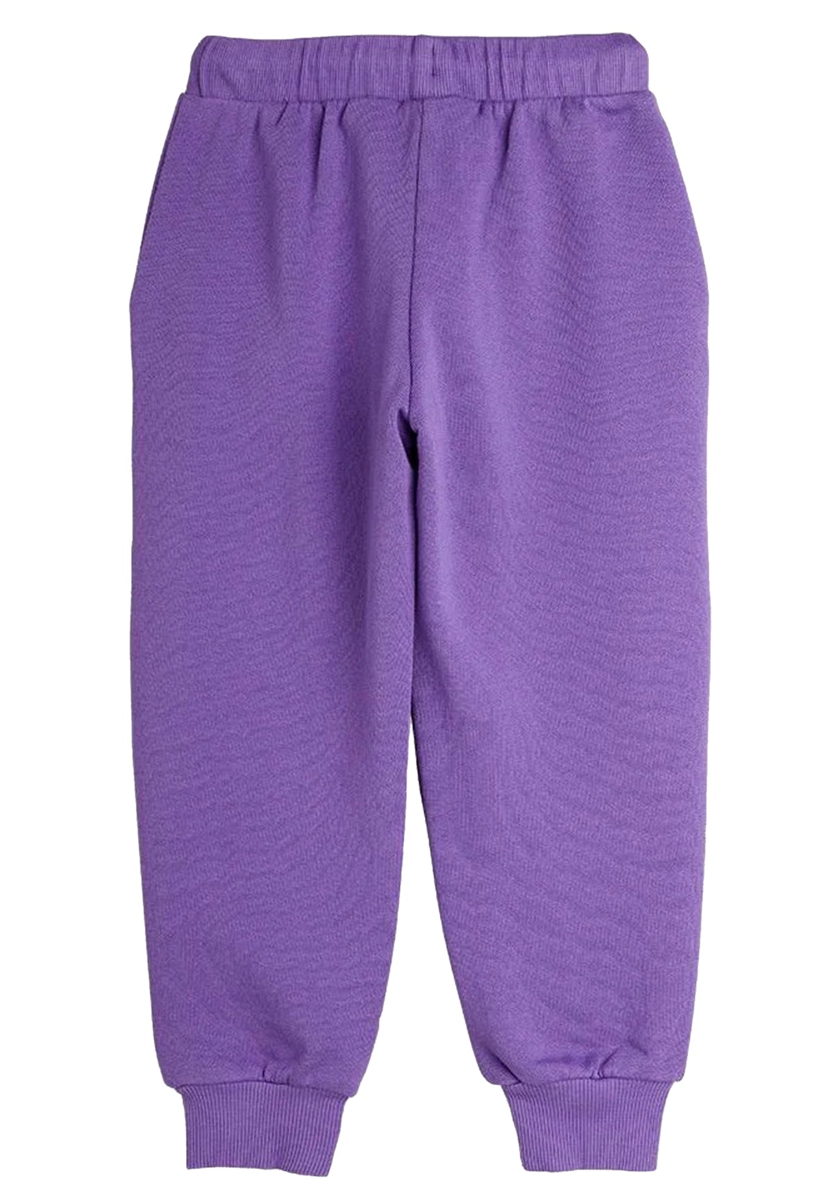 ViaMonte Shop | Mini Rodini pantalone viola bambina in felpa di cotone organico