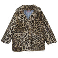 ViaMonte Shop | Miss Blumarine giacca bambina in eco pelliccia animalier