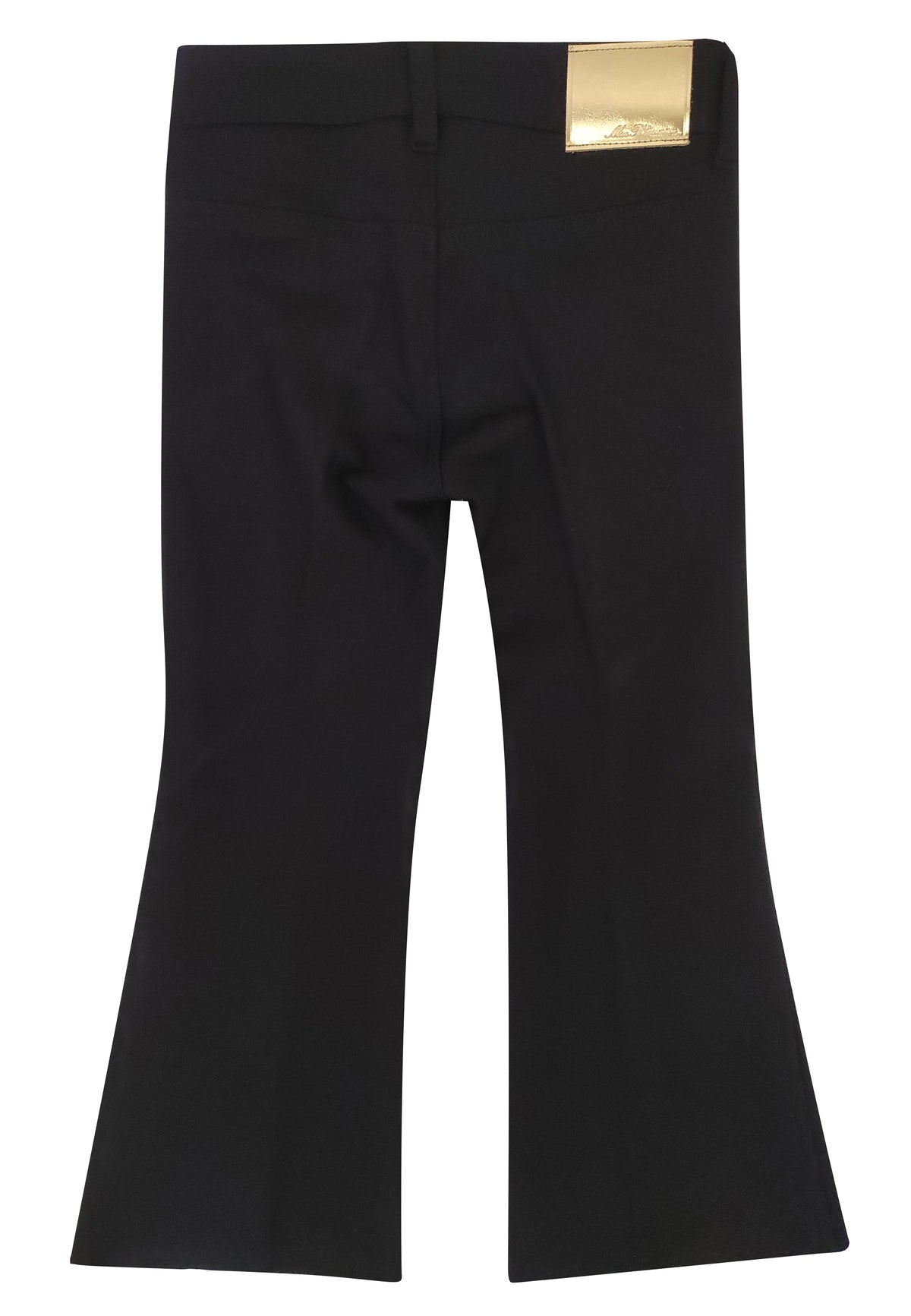 ViaMonte Shop | Miss Blumarine pantalone nero bambina in jersey Milano