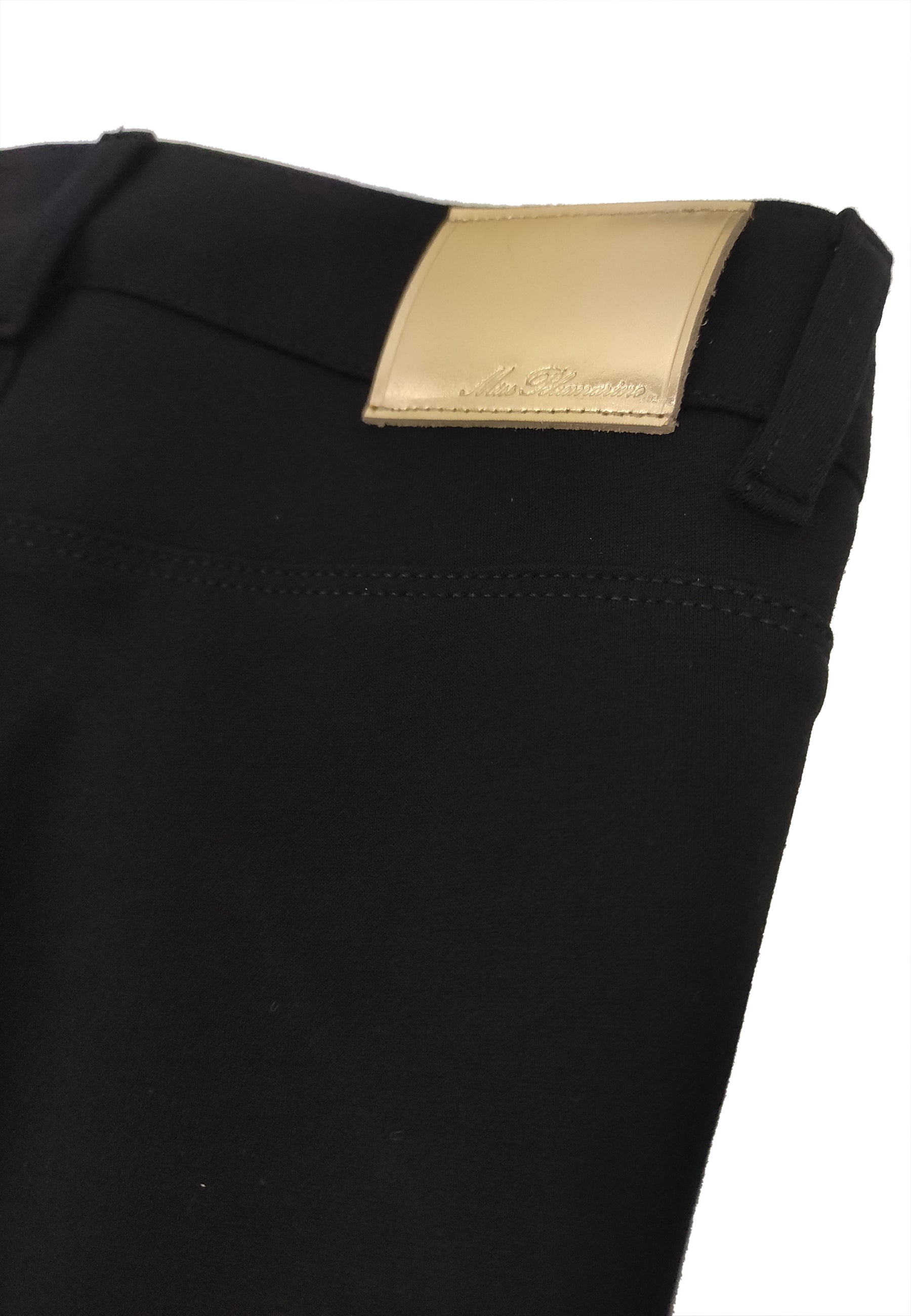 ViaMonte Shop | Miss Blumarine pantalone nero bambina in jersey Milano