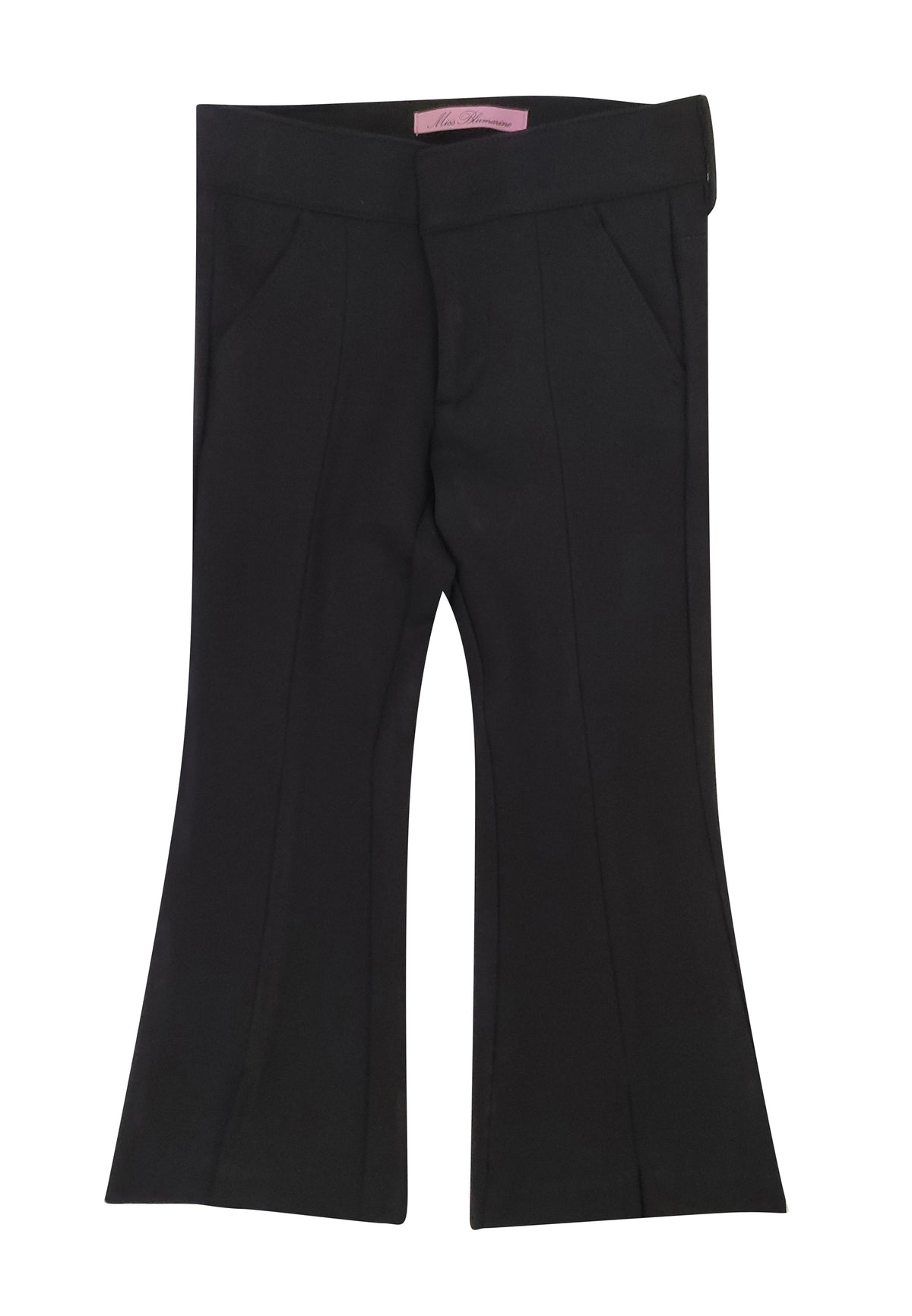 ViaMonte Shop | Miss Blumarine pantalone nero bambina in jersey Milano