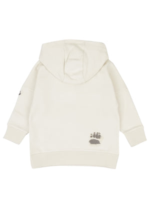 ViaMonte Shop | Moncler Enfant vestito panna bambina in felpa di cotone