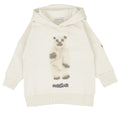 ViaMonte Shop | Moncler Enfant vestito panna bambina in felpa di cotone
