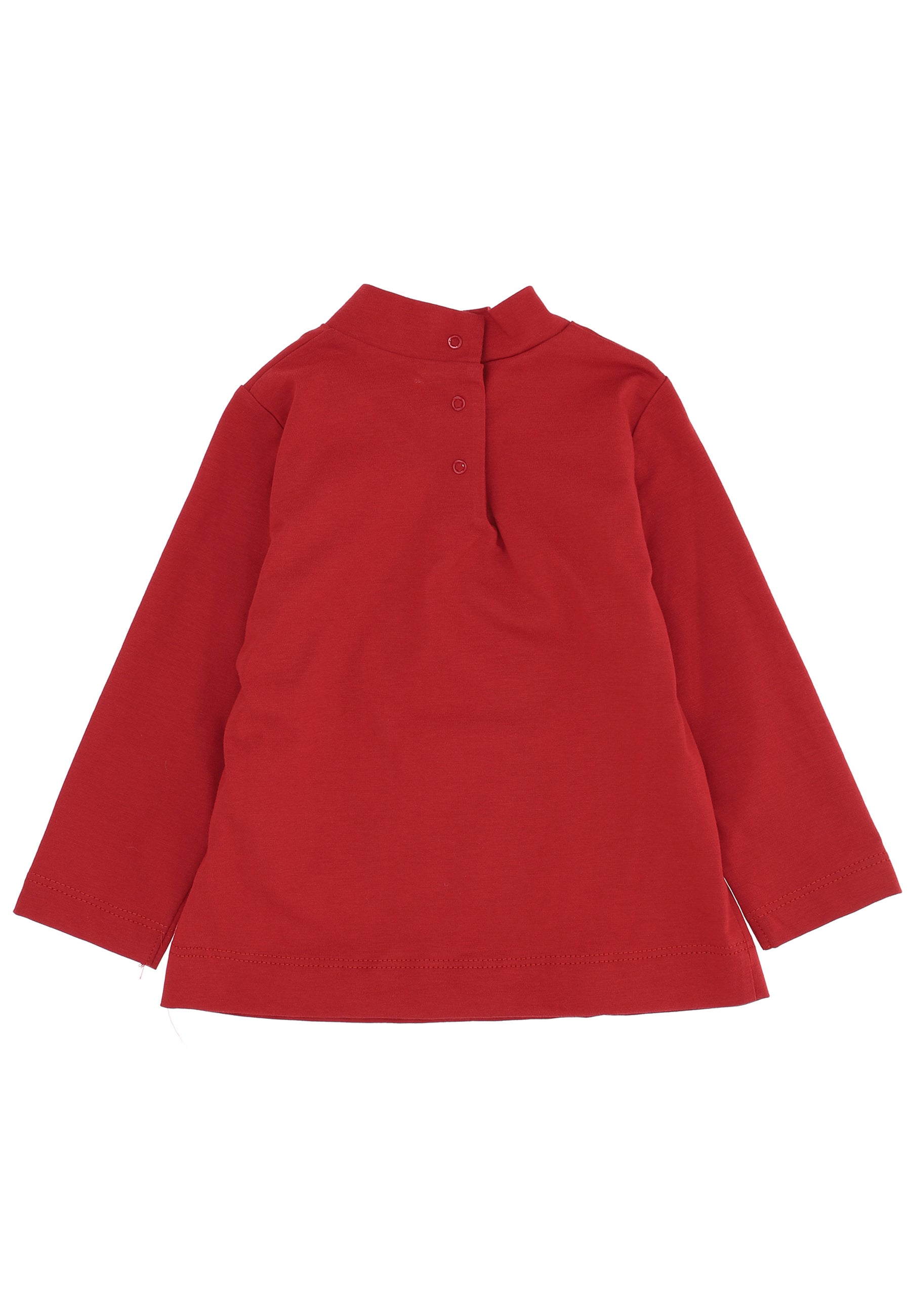 ViaMonte Shop | Monnalisa lupetto rosso neonata in jersey di cotone