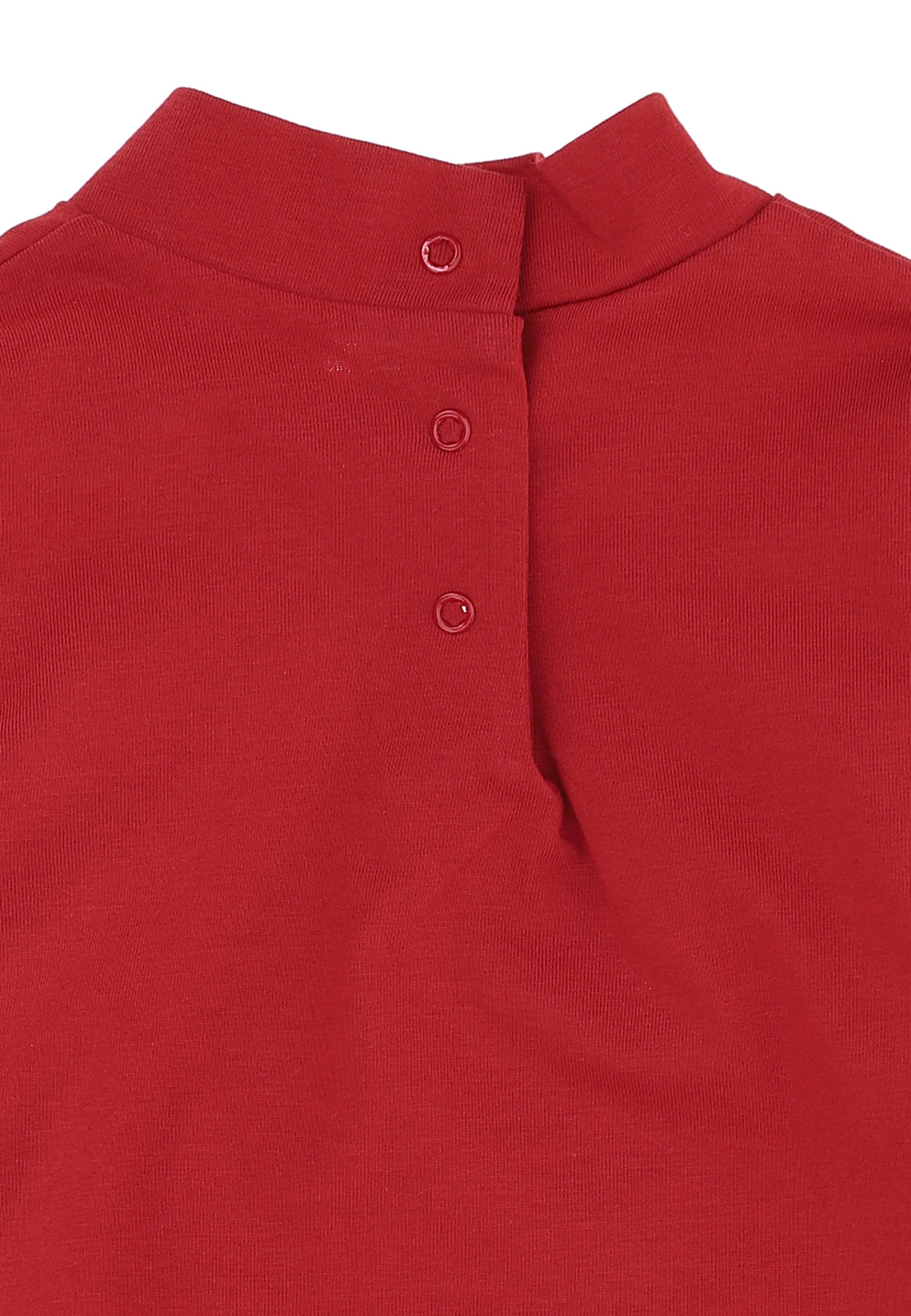 ViaMonte Shop | Monnalisa lupetto rosso neonata in jersey di cotone