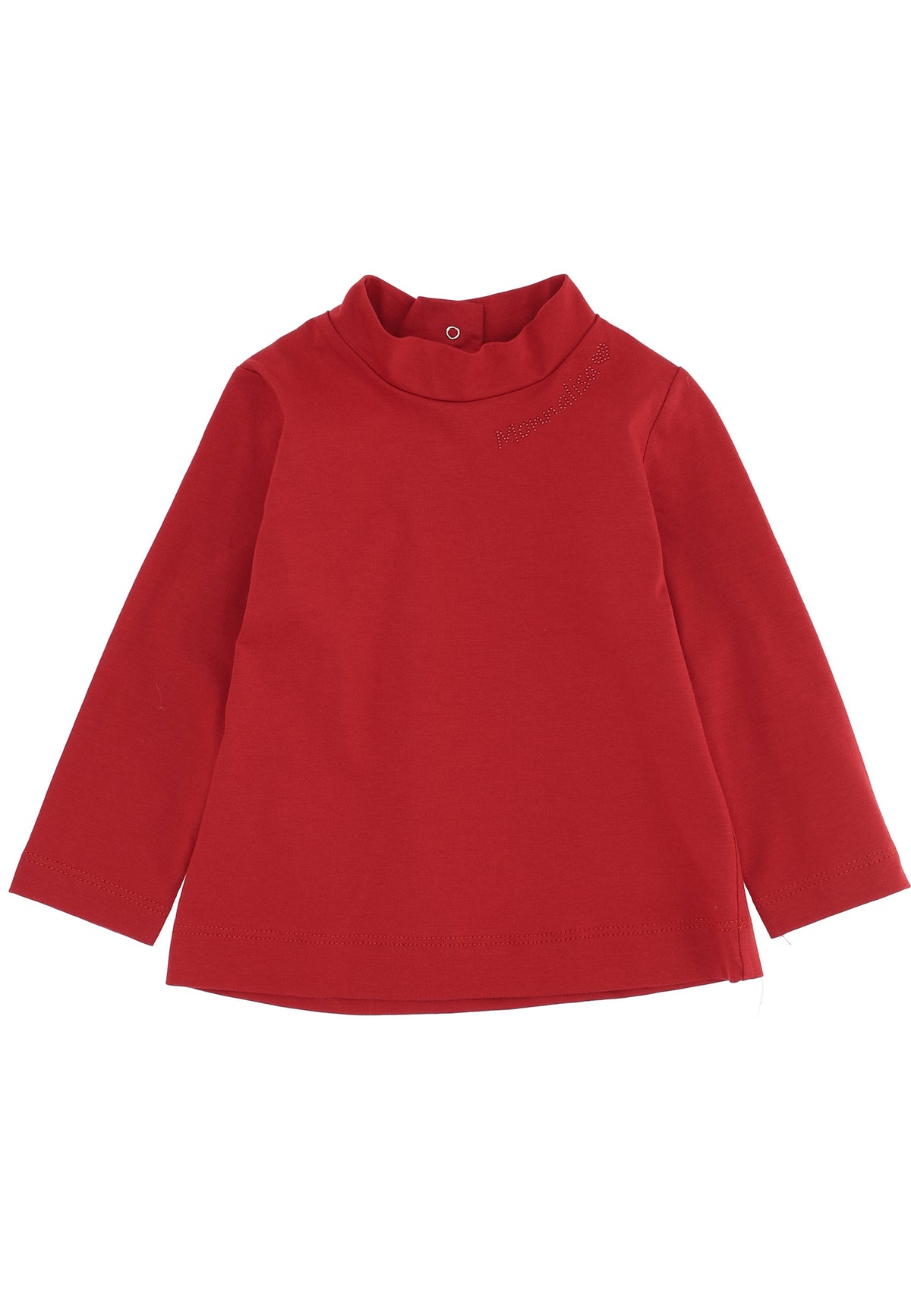 ViaMonte Shop | Monnalisa lupetto rosso neonata in jersey di cotone