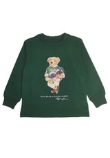 ViaMonte Shop | Ralph Lauren t-shirt bear verde ragazzo in cotone