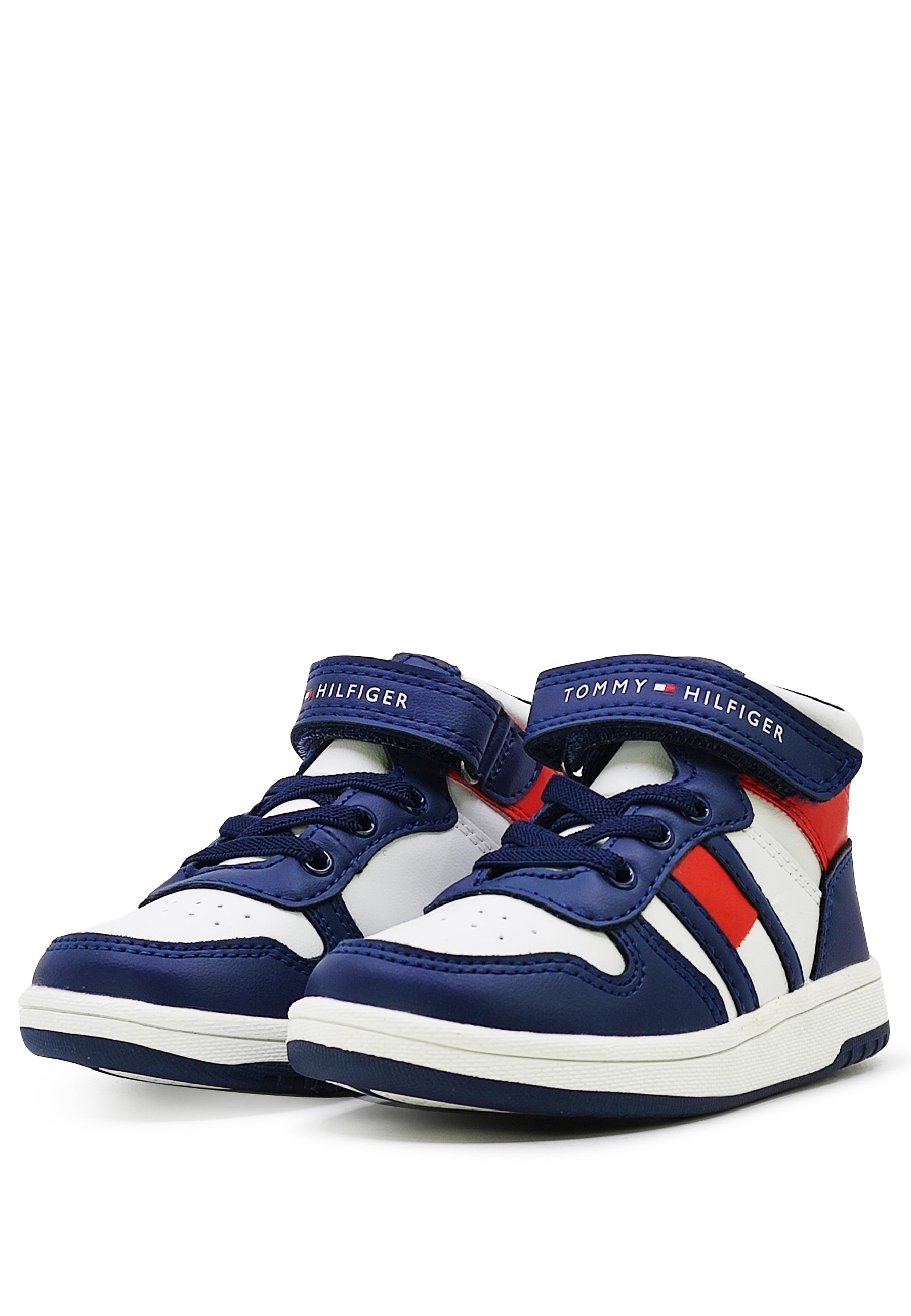 ViaMonte Shop | Tommy Hilfiger sneakers alta color block bambino in similpelle