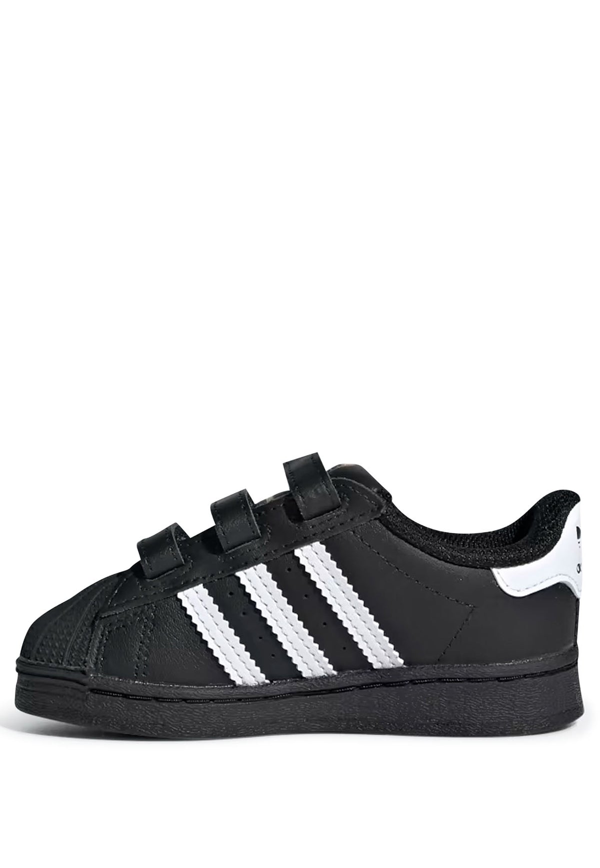 Adidas Kids sneakers Superstar nera bambino in pelle | ViaMonte Shop