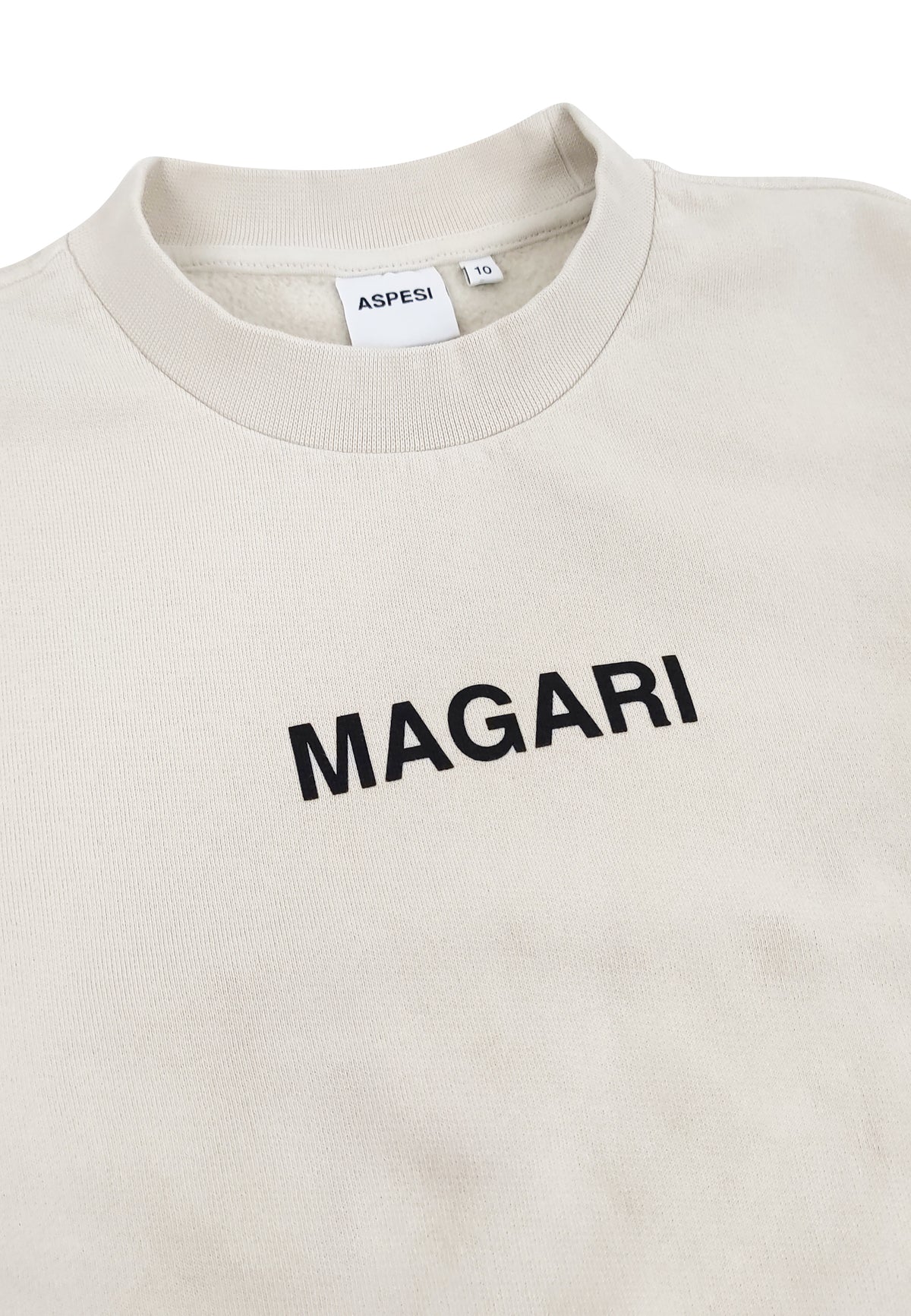 ViaMonte Shop | Aspesi Kids felpa beige bambino in cotone