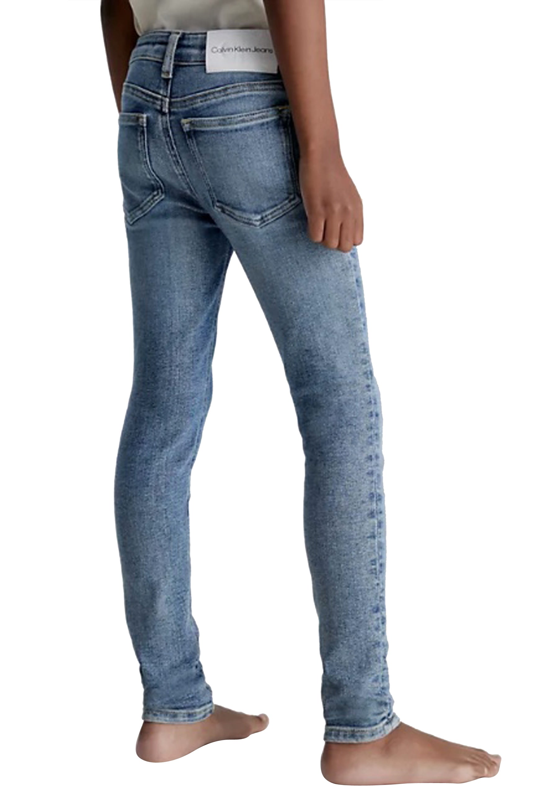 ViaMonte Shop | Calvin klein jeans blu bambina in denim