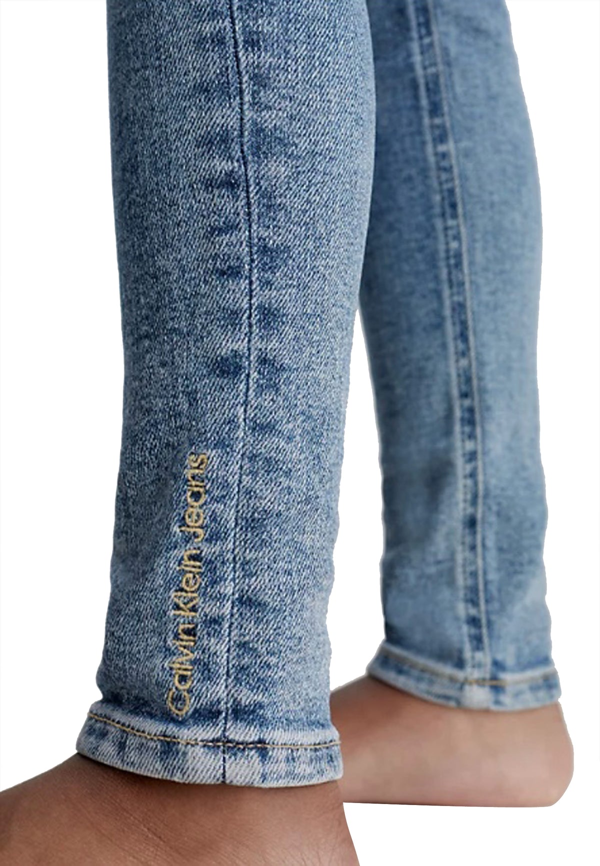 ViaMonte Shop | Calvin klein jeans blu bambina in denim