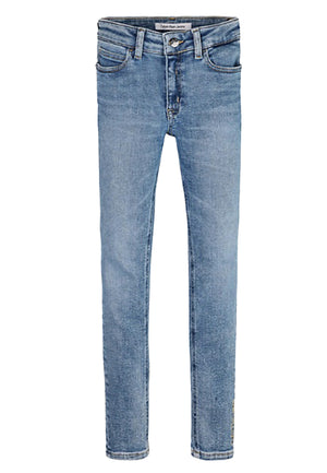 ViaMonte Shop | Calvin klein jeans blu bambina in denim