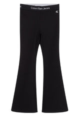 ViaMonte Shop | Calvin Klein Jeans pantalone nero bambina in viscosa
