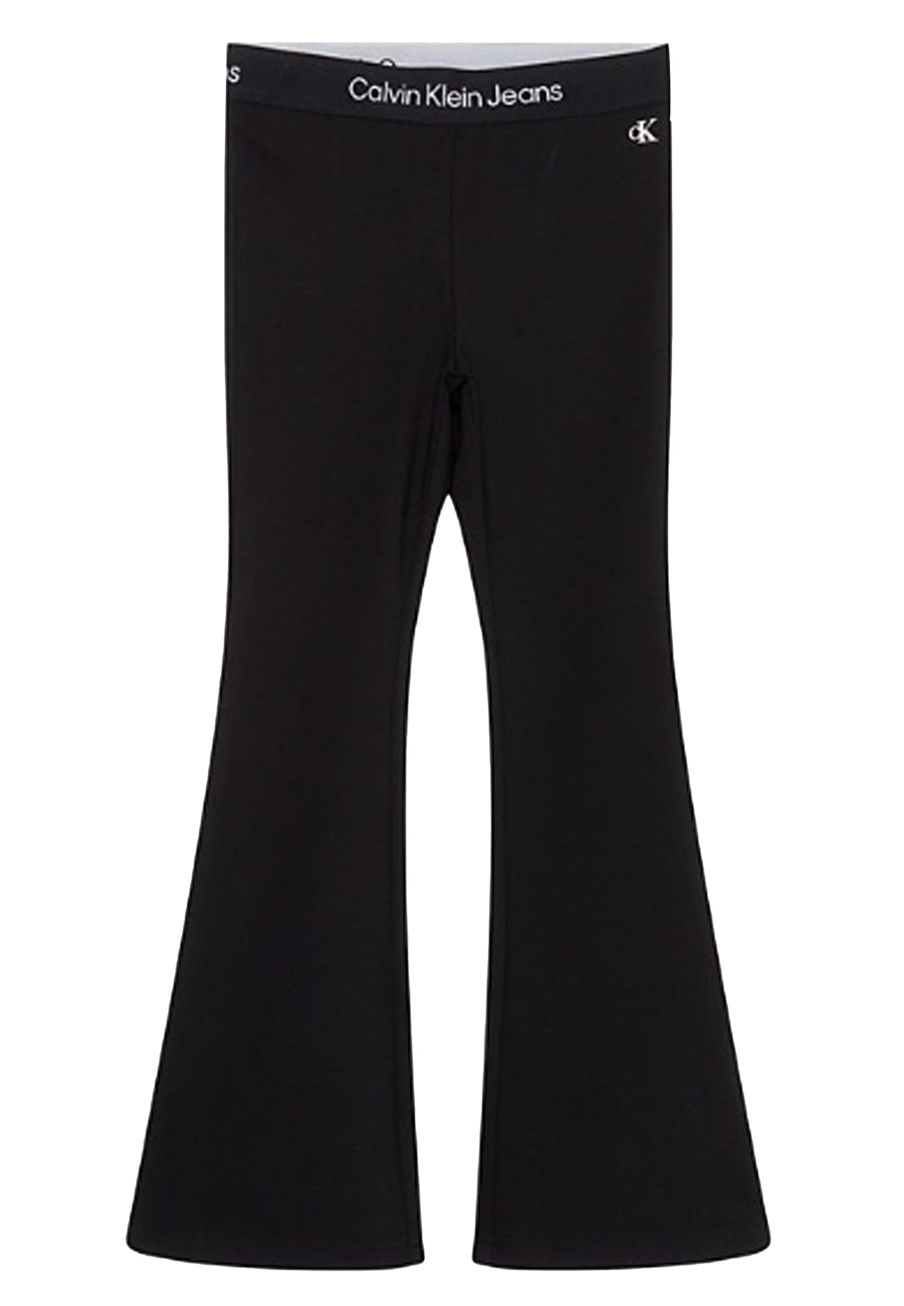 ViaMonte Shop | Calvin Klein Jeans pantalone nero bambina in viscosa