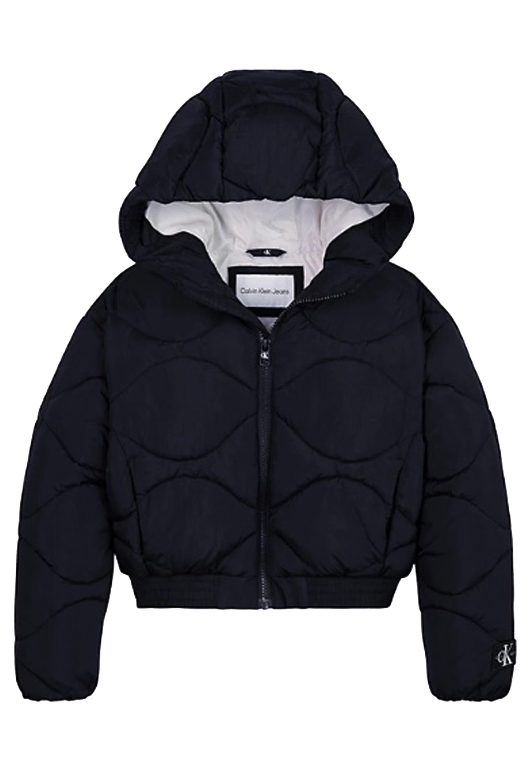 ViaMonte Shop | Calvin Klein Jeans giubbino nero bambina in nylon