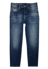 ViaMonte Shop | Diesel Kid jeans blu bambina in denim