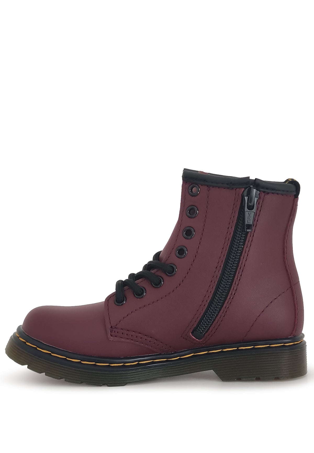 ViaMonte Shop | Dr.Martens stivaletto 1460 softy T bambino bordeaux in pelle