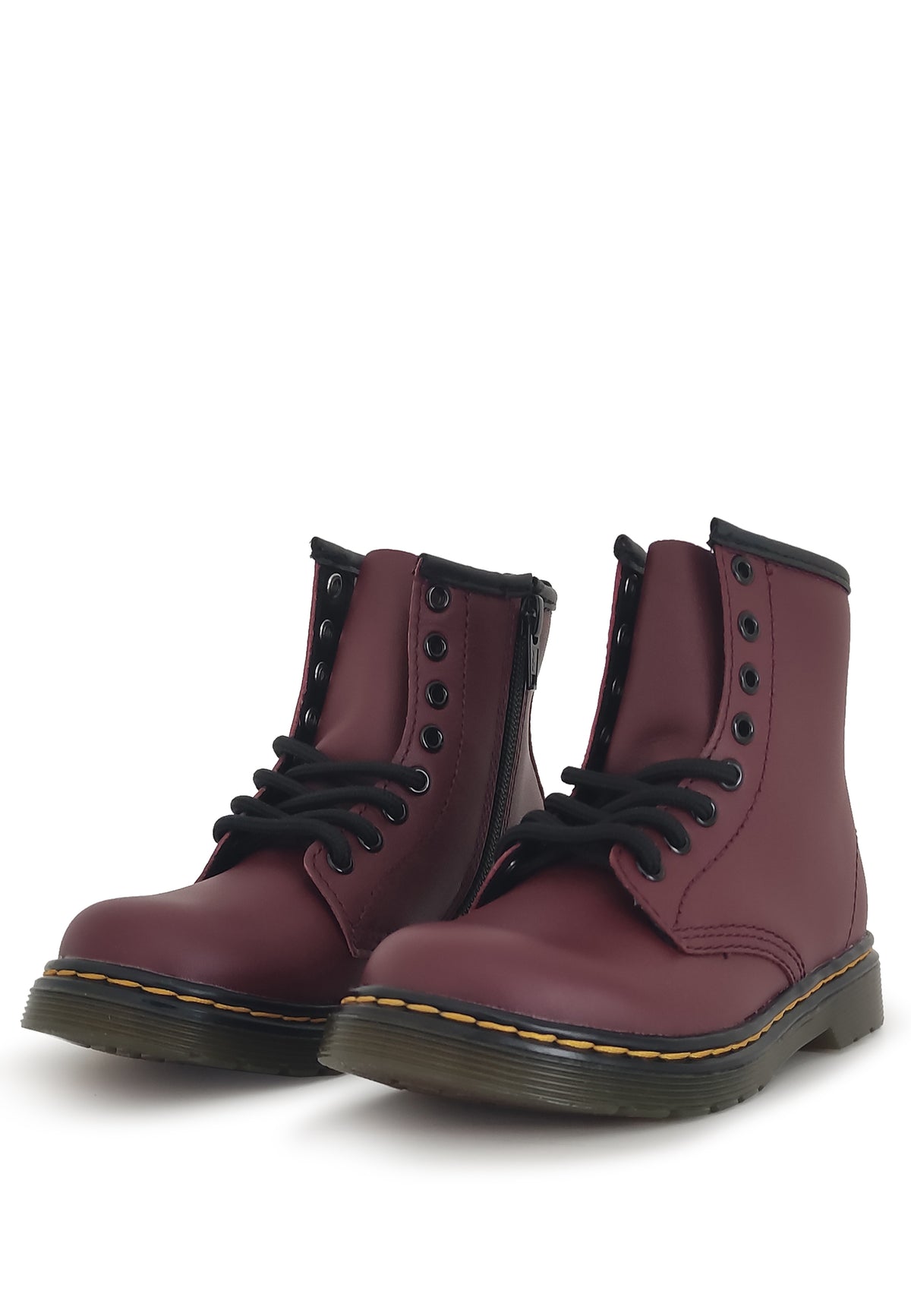 ViaMonte Shop | Dr.Martens stivaletto 1460 softy T bambino bordeaux in pelle